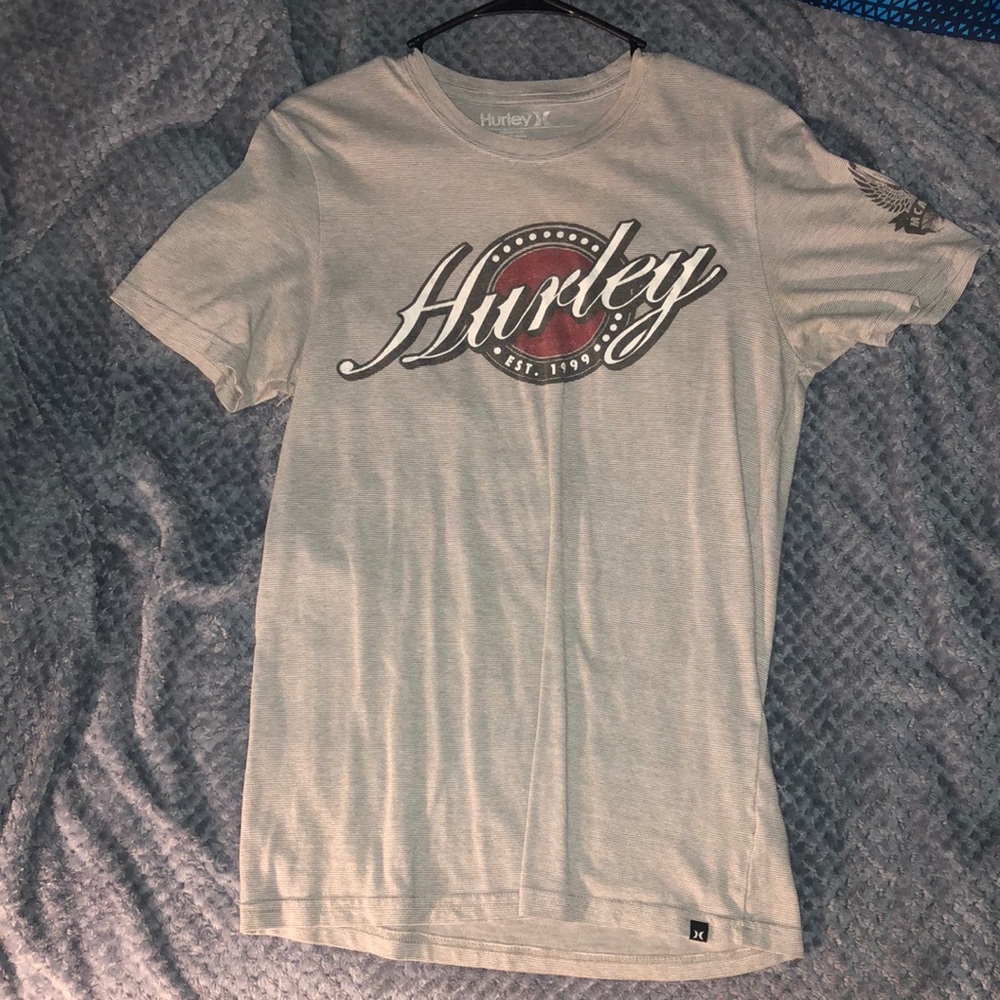 White and black striped shirt